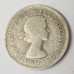 AUSTRALIA 1961 . ONE 1 SHILLING . ERROR . CLIPPED PLANCHET . BITTEN EDGE
